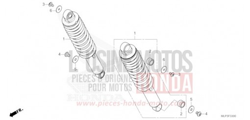 COUSSIN ARRIERE CL500AS de 2025